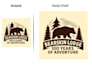 manually vector tracing logo to high quality ai, eps, svg